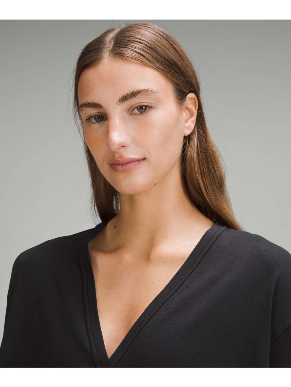 Michael Kors Tunic Top Size XXL Black V Neck Layered Long Sleeve Was $68 - Picture 3 of 12